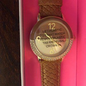 Isaac Mizrahi Gold Tone Watch